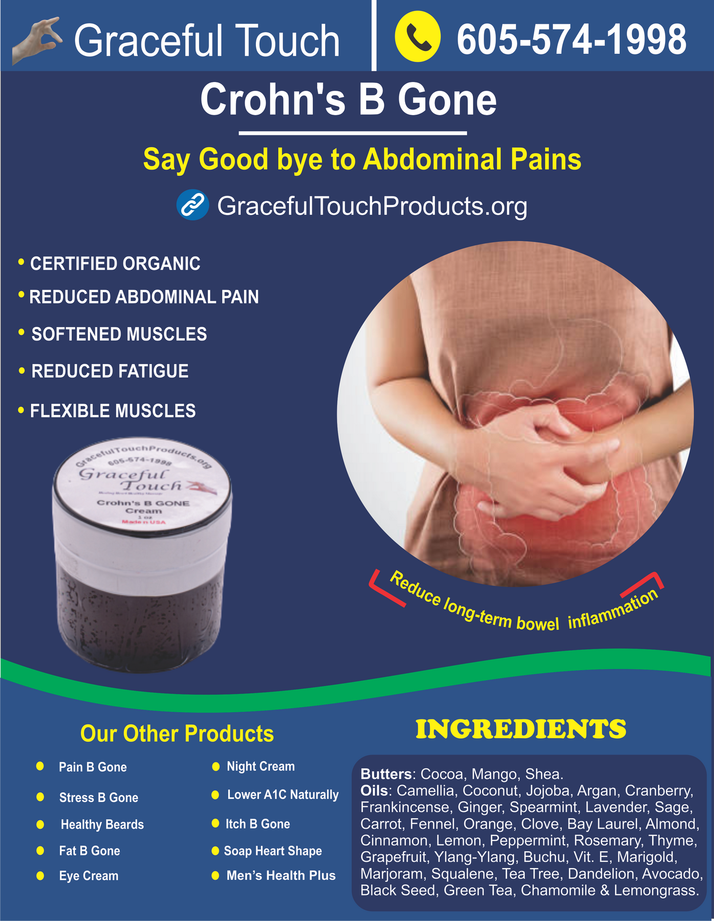 Crohns B Gone: Cream for Crohn's disease