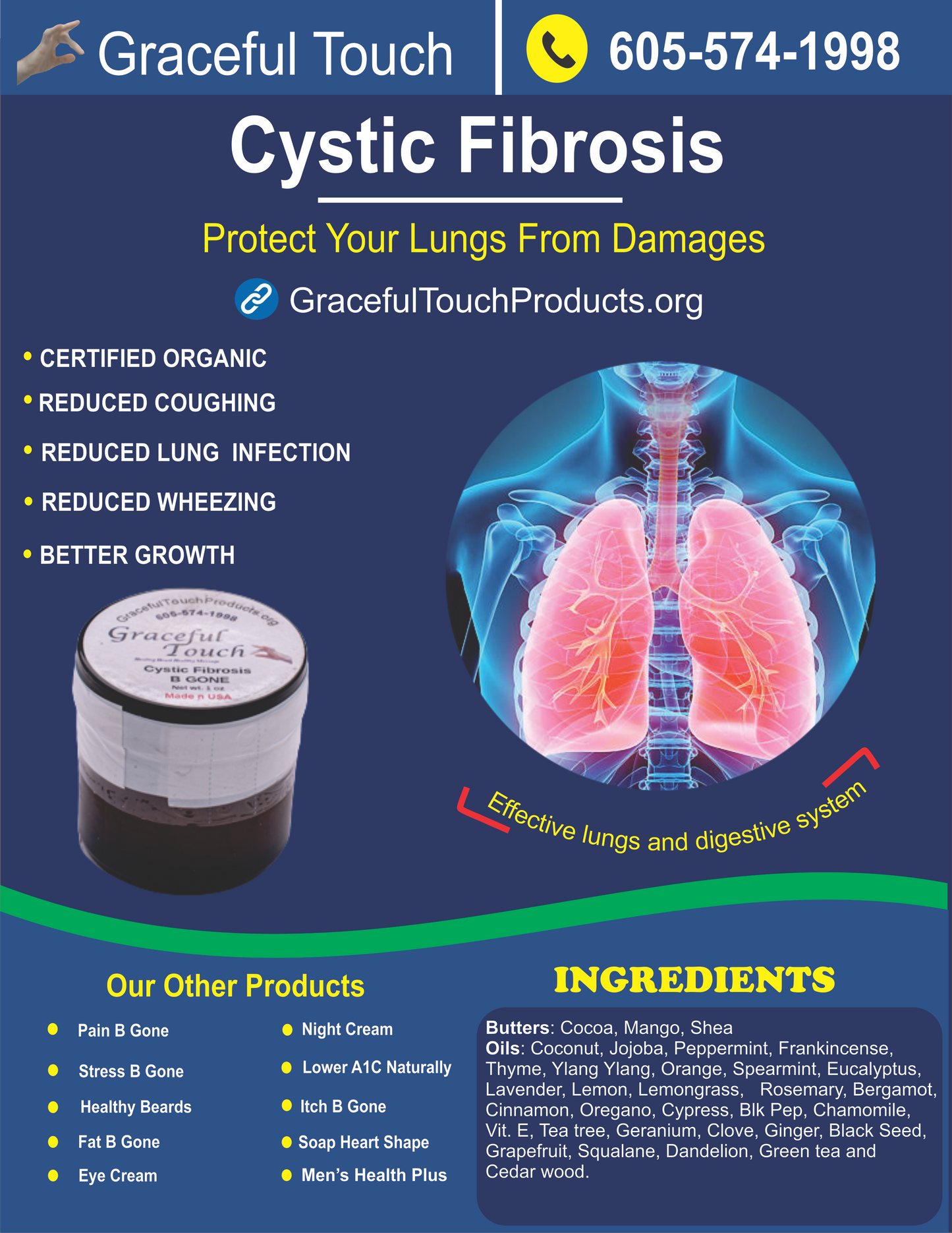 Cystic Fibrosis B Gone: Cream for Cystic Fibrosis