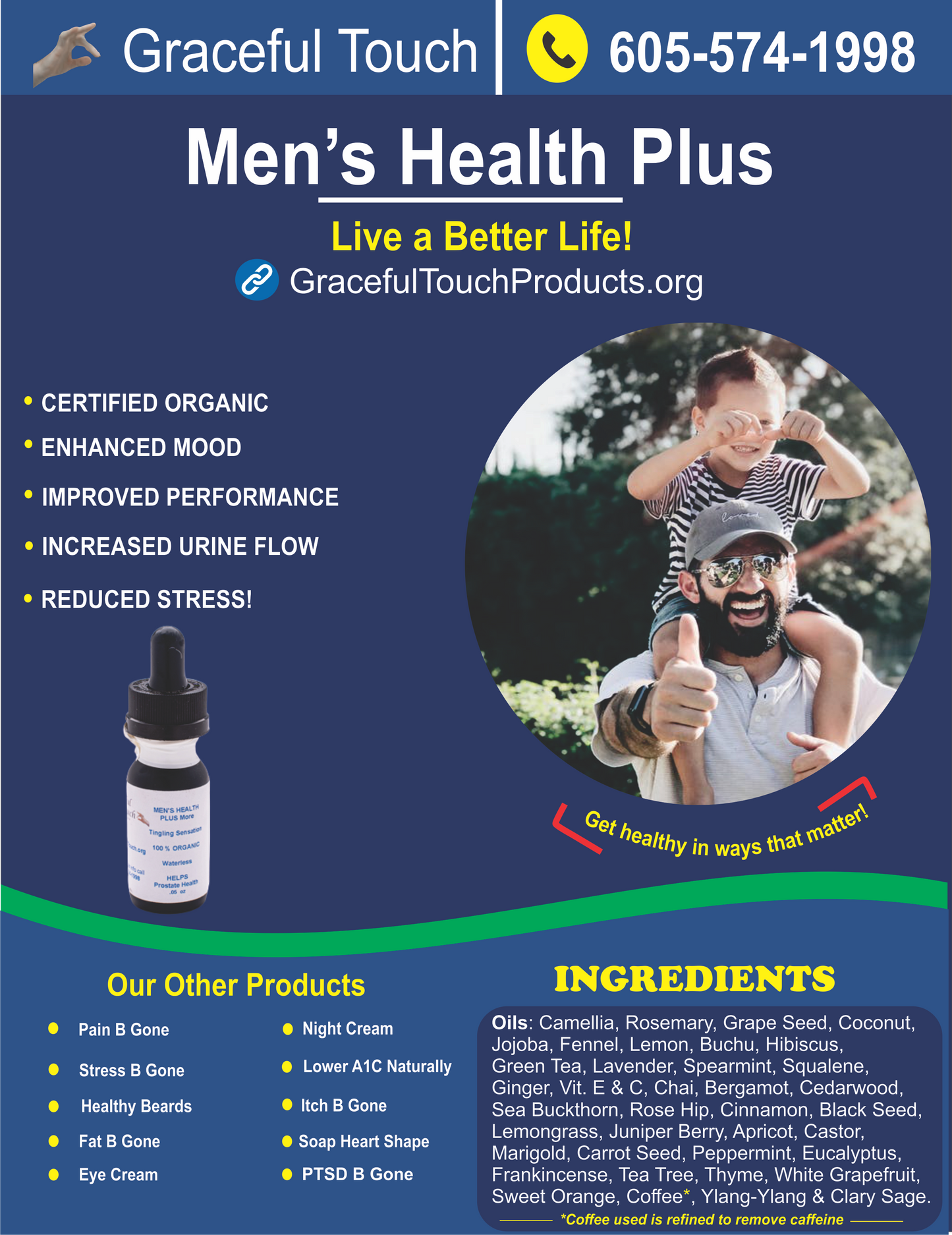 Oil for prostate enlargement (Mens Health)