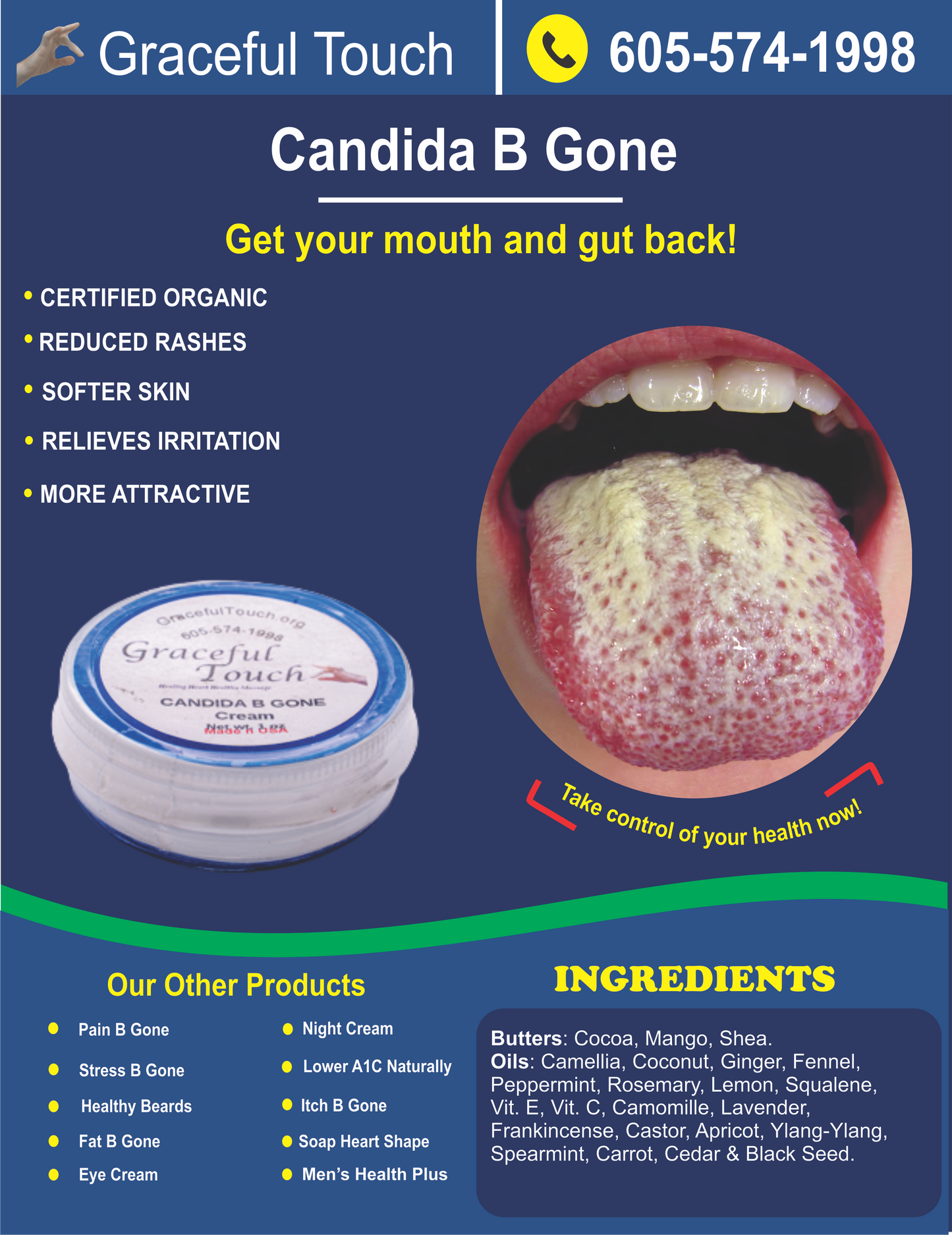 Candida B Gone: Candida Cream for Smooth and Cleaner Skin