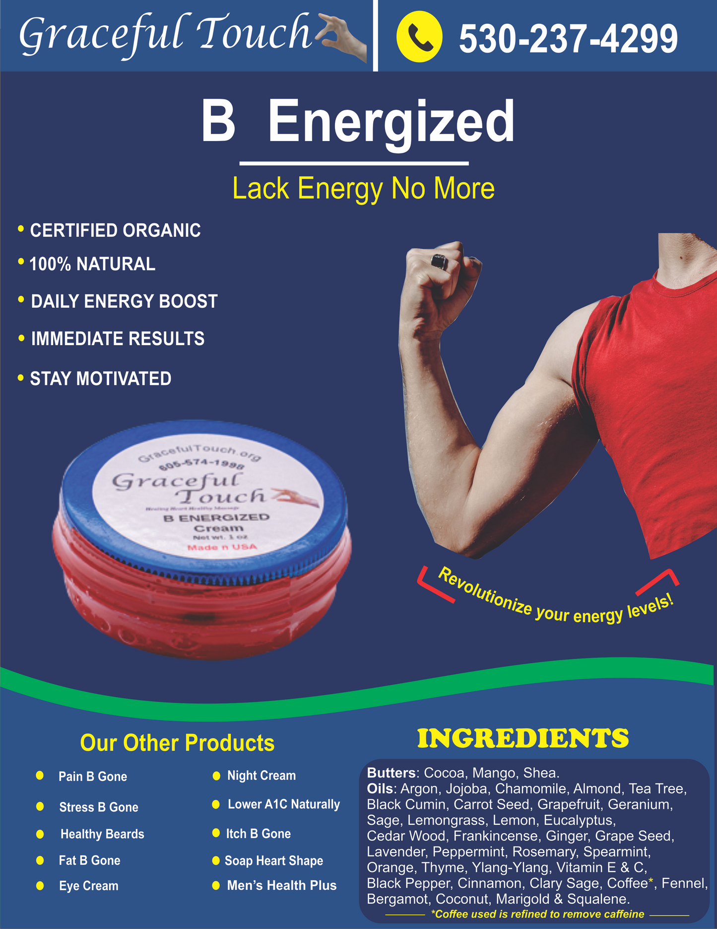 B Energized: Cream for energy