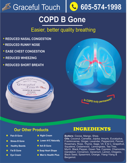 Effective Cream for COPD / Breathing Problems (Copd B Gone)
