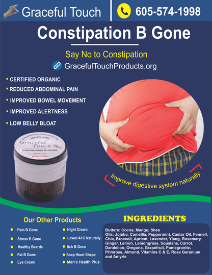 Constipation B Gone: Cream for Constipation pain