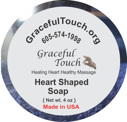Heart-Shaped Moisturizing Soap for Dry Skin (All Natural Soap)